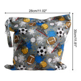 2017 Cute Baby Zipper Waterproof Diaper Bag Protable Nappy Washable Nappy Wet Dry Cloth 3 APR14_30
