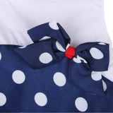 2017 Cute Baby Dresses Baby Girls Clothing Princess Lantern Girls Dress Party Wedding Costumes Polka Dots Bow Baby Girl Clothes