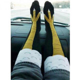 2017 Creative New Women Chicken Socks With Chicken Print toe Trendy Women Fashion 3D Cartoon Thigh High Sale Chicken Toe Feet