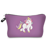 2017 Cosmetic Bags unicorn 3D printing Make up Bag New Fashion Brand makeup Bags 3D Printing Women Travel Makeup Bag