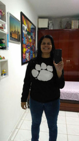 2018 New Bear's Paw Print Spring Women Hoodie Sweatshirts Long sleeves Fashion Women Hoodies Pullovers Sweatshirts