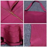 2018 New Bandage Dress Sexy Women Party Dress Khaki Wine Red Bodycon Dress Halter Fishtail Midi Club Backless summer Dresses