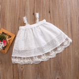 2018 New Baby Kids Girls Summer Dress Sleeveless Princess Party Flower Tutu Dress Clothes 0-24M