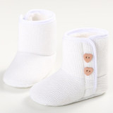 2018 New Baby First Walkers Baby Snow Boot Warm Winter Boot for Kids Non-slip Soft Bottom Toddler Shoes