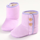 2018 New Baby First Walkers Baby Snow Boot Warm Winter Boot for Kids Non-slip Soft Bottom Toddler Shoes