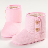 2018 New Baby First Walkers Baby Snow Boot Warm Winter Boot for Kids Non-slip Soft Bottom Toddler Shoes