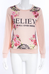 2018 New Arrivals Autumn Winter T-shirt Women Letter Printed T shirt Long Sleeve Women Tops Tee Shirt Femme Woman Vintage Top