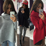 2018 New Arrival Women Winter Hoodies Scarf Collar Long Sleeve Fashion Casual Style Autumn Sweatshirts Moletom Feminino S-XL