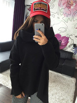 2018 New Arrival Women Winter Hoodies Scarf Collar Long Sleeve Fashion Casual Style Autumn Sweatshirts Moletom Feminino S-XL