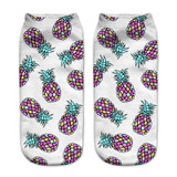 2018 New arrival Women Low Cut Ankle Socks Funny Aliens 3D Printing Sock Cotton Hosiery Printed Sock