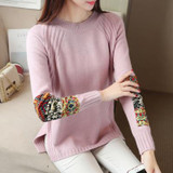 autumn Harajuku Women Sweaters 2017 Fashion Winter Wool Pullover Cashmere Knitted Sweater winter Warm bottom tops Pullovers d031