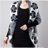 Autumn Flower Knitted Cashmere Cardigan Women Warm Winter Sweaters Jacket Korean Long Loose Women'S Sweater Cardigan Autumn Flower Knitted Cashmere Cardigan Women Warm Winter Sweaters Jacket Korean Long Loose Women'S Sweater Cardigan