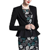 Autumn Fashion Women Slim Fit Blazer Jackets Long Sleeve Blazer Workwear Casaco Feminino Solid No Button Clothes Plus Size
