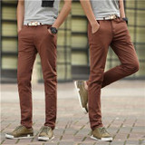 Autumn Fashion Business Casual Style Working Pants Men Slim Straight Casual Long Pants Fashion Multicolor Men Pants Army Pants