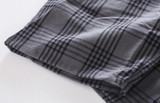 Autumn cotton pajamas for men solid long sleeve and grid pants lounge&amp;home sleepwear clothes man's pajamas set