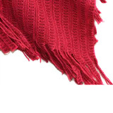 Autumn Clothes Shawl Scarf Sweater Women Women Cardigan Ladies Cape Coat Fringe Poncho Oblique Stripe Coat Bohemian New