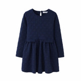 AuroraBaby Big Girls Dresses Thicken Warm Cotton Autumn Winter Children's Clothes Kids Dresses Elegant Style New Arrival