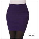 2018 Woman OL Mini Short Skirt Women Pleated Skirt High Waist Candy Colorful Elastic Pleated Skirt Female Sexy Slim mini skirt