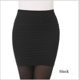 2018 Woman OL Mini Short Skirt Women Pleated Skirt High Waist Candy Colorful Elastic Pleated Skirt Female Sexy Slim mini skirt