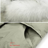 2018 Winter women long Down Cotton Jacket coat Top level Duck down Keep warm female overcoat Plus size hooded fur collar jackets