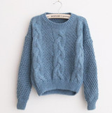 2018 Winter Warm Sweater Women Tops Autumn Slim O-Neck Women Sweaters and Pullovers Casual Elegant Pullover WD548