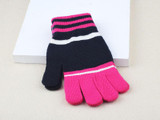 2018 Winter Warm Gloves Children Knitted Stretch Mittens Boys Solid Girls Full Finger Christmas gift man Glove Knitted