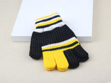 2018 Winter Warm Gloves Children Knitted Stretch Mittens Boys Solid Girls Full Finger Christmas gift man Glove Knitted