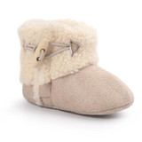 2018 Winter PU leather baby boy snow boots for girl Newborn warm shoes infant toddler soft sole First Walkers booties brand