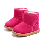 2018 Winter Child Snow Boots Shoes Fashion Warm Baby Girls Boys Snow Boots Shoes Flock Plush Boys Ankle Boots Baby Kids Shoes