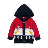2018 Winter Baby Coat Knitted Hooded Cute Infant Jackets Autumn Children Warm Outerwear Kids Clothes Boys Girls Clothing Brand