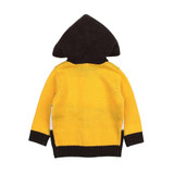 2018 Winter Baby Coat Knitted Hooded Cute Infant Jackets Autumn Children Warm Outerwear Kids Clothes Boys Girls Clothing Brand