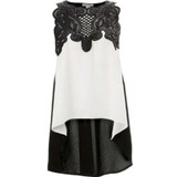 2018 Vest Lace Tank Chemise Shirts OL Women Blouse Casual Sleeveless Chiffon Blouse Shirt Summer Tops Female Shirts Camisas