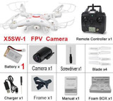 2018 Upgraded New Sale X5SW / X5SW-1 RC Drone Quadcopter Helicopter With FPV Wifi Camera Headless Mode Auto-return VS jjrc h37