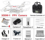 2018 Upgraded New Sale X5SW / X5SW-1 RC Drone Quadcopter Helicopter With FPV Wifi Camera Headless Mode Auto-return VS jjrc h37