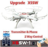 2018 Upgraded New Sale X5SW / X5SW-1 RC Drone Quadcopter Helicopter With FPV Wifi Camera Headless Mode Auto-return VS jjrc h37