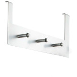 PSBA Over the Door Towel Robe Hook/ Coat Hanger for Bathroom, Steel Matte