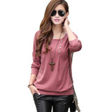 2018 tee shirt femme fashion O-neck tshirt women casual loose bat sleeve cotton T-shirt winter tops plus size women t shirt 5XL