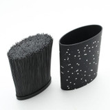 Free Shipping 2016 16X22CM Oval shape plastic universal knife holder for knife with black nylon insert, kitchen knife stand