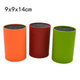 Free Shipping 2015 9X13.5CM plastic steak knife holder for knife with black nylon insert, kitchen knife stand