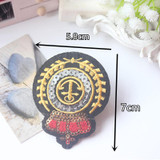 Free shipping 1pcs/lot cartoon patches fashion Embroidered iron on patch for clothing Applique DIY Accessory
