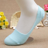 Free Shipping 14pcs=7 pairs/lot  Bamboo Fiber cotton Anti-Slip female ankle socks Summer invisible boat socks women anti slip