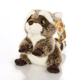 Free Shipping 18CM Lovely Small Racoon Plush Toys Dolls Stuffed Animal Toys For Children Kids Toys Christmas &amp; Birthday Gifts