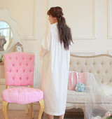 Free Shipping 100% Cotton Princess Nightdress Royal Pijamas Long Sleepwear Women's Nightgowns Lace Nightshirt