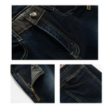KSTUN Best Sale  Men's  Jeans Fashion Fake Designer Clothes Biker Jeans With Zippers Skinny Mens Tapered Jeans Stretch Jeans Men