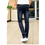 KSTUN Best Sale  Men's  Jeans Fashion Fake Designer Clothes Biker Jeans With Zippers Skinny Mens Tapered Jeans Stretch Jeans Men