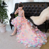 KSL318 Free shipping 2017 new China original design   elegant prom dresses girls kids evening dresses pageant dresses