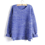 Ksenia 2017 Women Loose sweaters and Pullovers Autumn Winter Fashion Casual O-Neck Knitted Sweater pullover female jumper