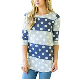 Rogi Long Sleeve Shirt Women Autumn Floral Print Blouses 2018 Fashion O-Neck Women Shirts Tunic Top Tee Shirt Femme Blusas Mujer