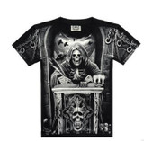 Rocksir 3d skull t shirts Men 2017 HOT SALE Fashion Brand Mens Casual 3D Printed T shirt Cotton Men Clothes tshirt plus size