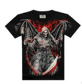 Rocksir 3d skull t shirts Men 2017 HOT SALE Fashion Brand Mens Casual 3D Printed T shirt Cotton Men Clothes tshirt plus size